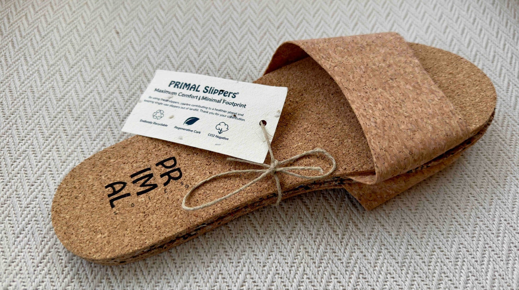 Primal Slippers: Planet's First Circular Hotel Slippers