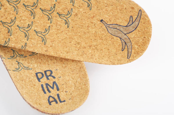Low Arch Bananas™ Flat Cork Insoles for Low Arches